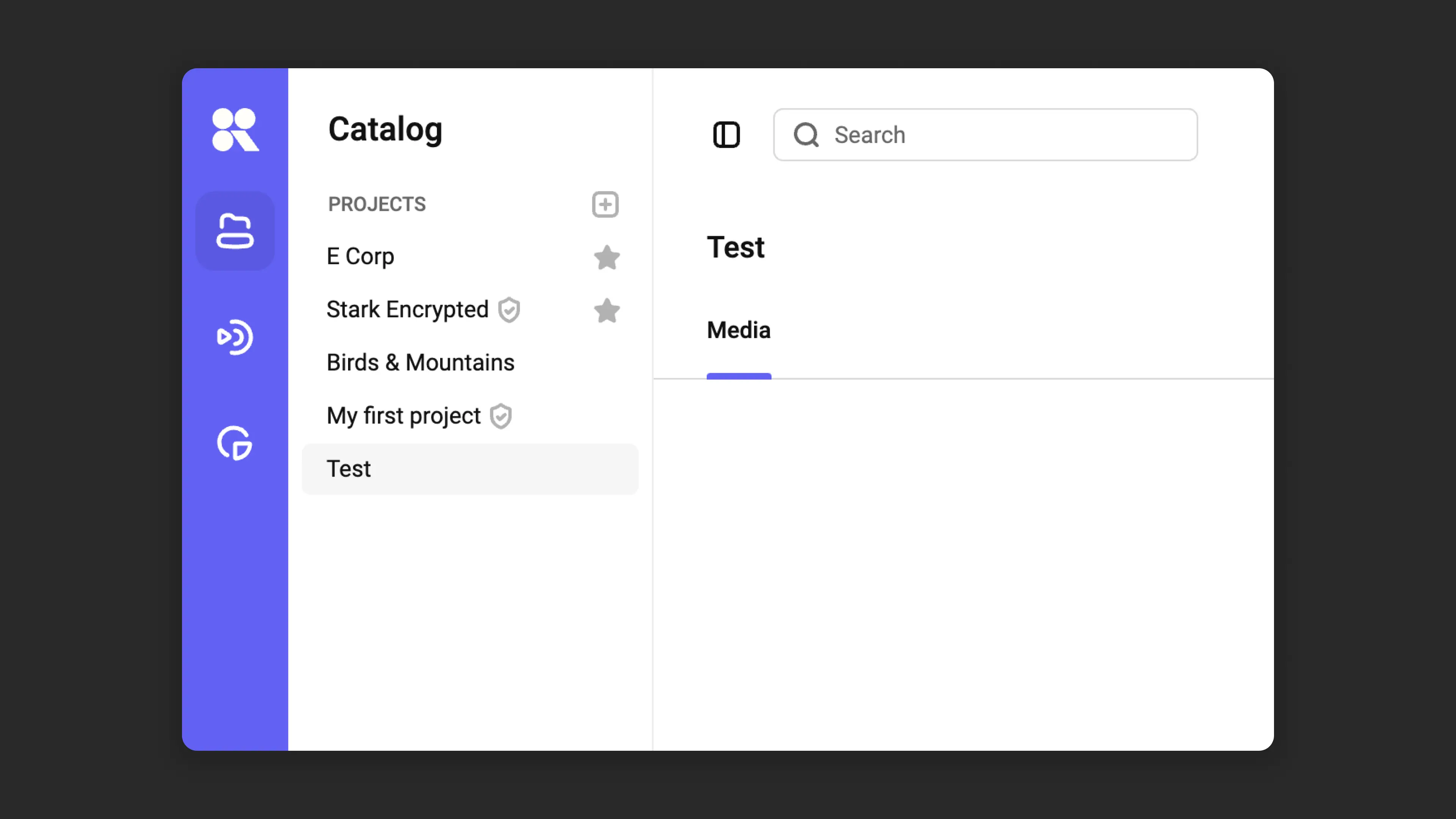 Kinescope catalog interface