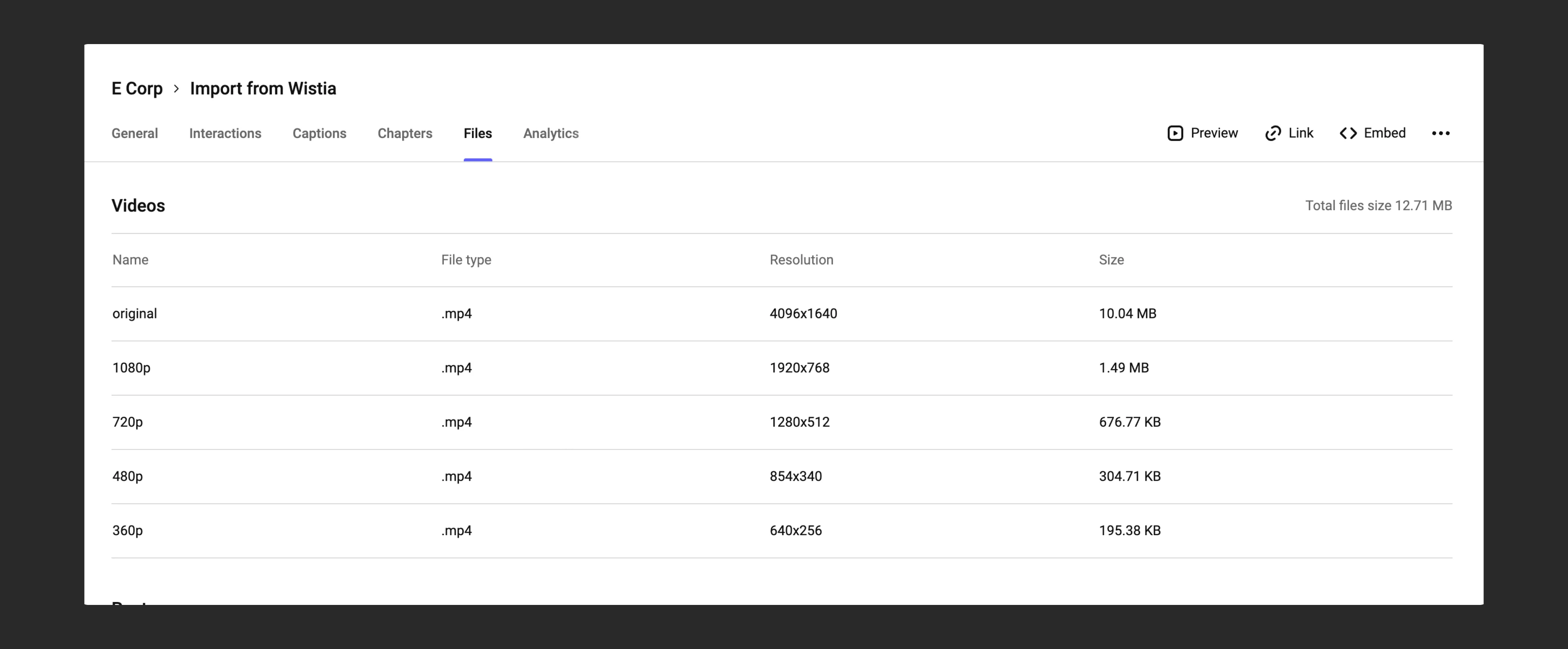 Video assets and pricing sources in Kinescope
