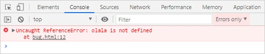 Setting up filters in Google Chrome console